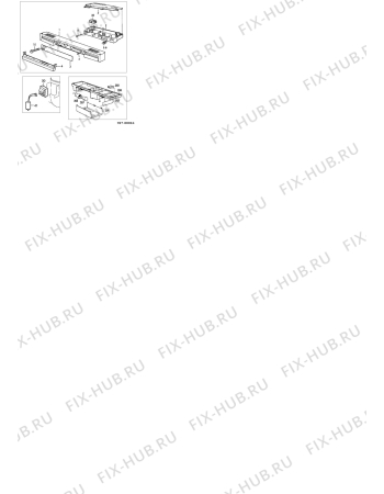 Взрыв-схема холодильника Electrolux ER2512C - Схема узла Command panel 037